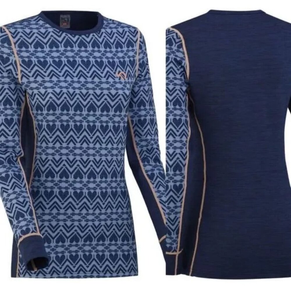 Kari Traa  Long Sleeve Crewneck Base Layer Top